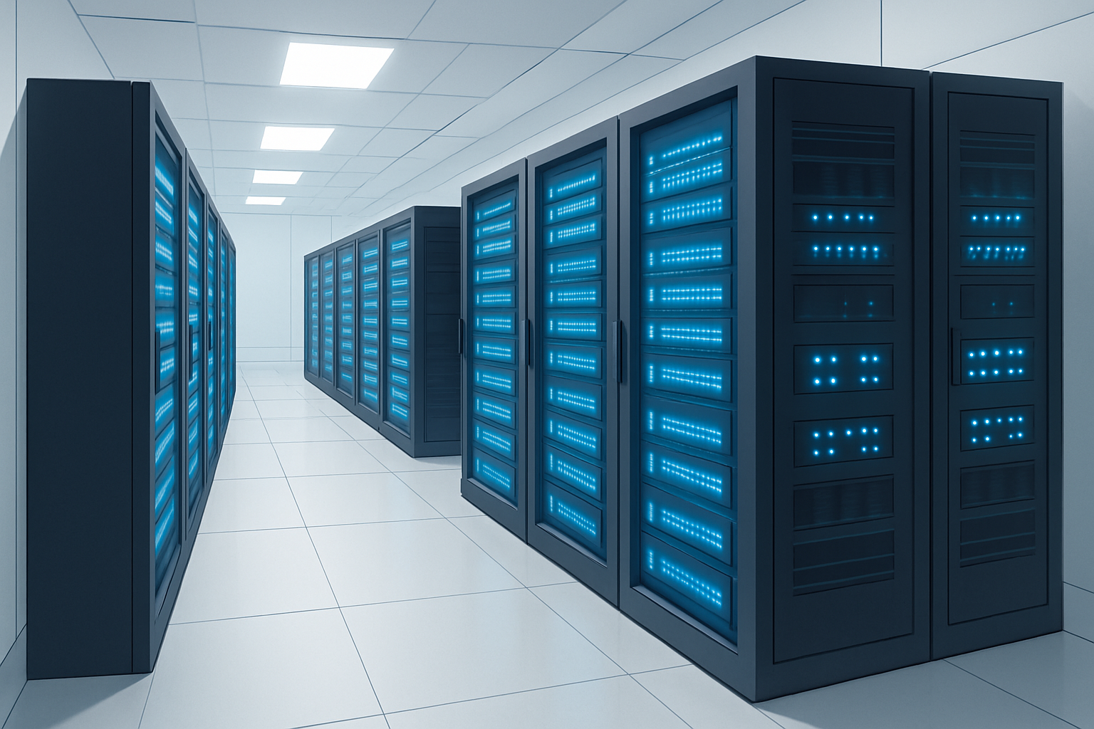 Installation de baies STENGEL avec confinement chaud/froid en datacenter